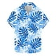 thumbnail image 1 of Blusa y camisa de manga corta con cuello vuelto para hombre, camisa hawaiana informal con estampado floral, camisa de manga corta con solapa, blusa, camisa de poliéster para hombre, 1 of 4