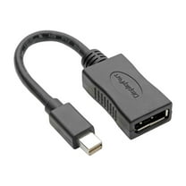 Tripp Lite Mini DisplayPort to DisplayPort Adapter 4K @ 60Hz mDP to DP 6in (P139-06N-DP4K6B)