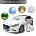 thumbnail image 3 of Windshield Ice Snow Cover Universal Waterproof 4 Layer Protective Windshield Mirror Cover Silver Tone for Cars SUVs, 3 of 6