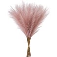 thumbnail image 1 of 10/20pcs 52cm Brown Faux Pampas Grass Artificial Reeds Fluffy Artificial Fake Flower Boho Decor For Wedding Party Decoration, Home Living Room Bedroom, 1 of 4