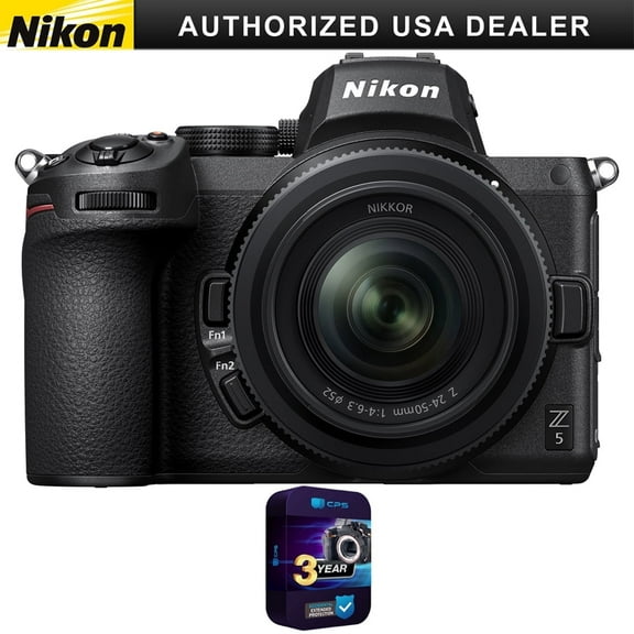Nikon 1642 Z5 Full Frame Mirrorless Camera FX 4K UHD   24-50mm f/4-6.3 Lens Bundle w/ 3 YR CPS Enhanced Protection Pack |Official Nikon Partner|