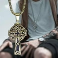 thumbnail image 2 of Domineering New Arrival Titanium Steel Celtic Titanium Steel Necklace Cross Pendant European and American Style Cross for Men, 2 of 5