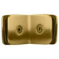 thumbnail image 3 of CRL GCB90SB Satin Brass 90 Degree Traditional Style Glass-to-Glass Clamp, 3 of 5
