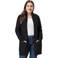 thumbnail image 2 of GRACE & GRANDEUR Cardigan Chandail à Manches Longues pour Femmes Grande Taille, 2 of 6