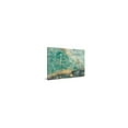 thumbnail image 3 of Marmont Hill Teal Lace III Painting Print on Wrapped Canvas, 3 of 4