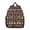 Geometric Triangle Brown, variant on Geometric Triangle Beige Pattern Backpack for School, Cute School Bag with Adjustable Shoulder Straps and Padded Back, 13.8"x11.4"x6"