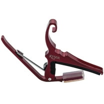 Kyser Quick Change Capo Easy One-Handed Operation, Fits Any Fret, Red