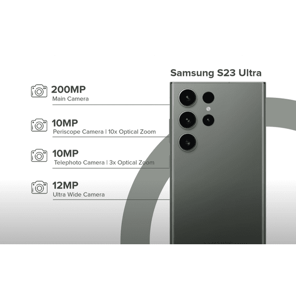 Refurbished Samsung Galaxy S23 Ultra 5G - 256GB – Green – 200MP Refurbished Samsung Galaxy S23 Ultra 5G - 256GB – Green – 200MP