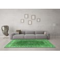 thumbnail image 3 of Ahgly Company Indoor Rectangle Medallion Emerald Green Traditional Area Rugs, 2' x 3', 3 of 4