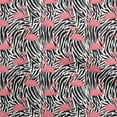 thumbnail image 1 of oneOone Georgette Viscose Dark Peach Fabric Flamingo Sewing Fabric By The Yard Printed Diy Clothing Sewing Supplies 42 Inch Wide, 1 of 6