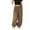 Coffee, variant on Tiijoy Toddler Girls Loose Fit Cargo Pants Fashion Straight-Leg High Rise Pants, Sizes 4-5