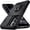 Black, variant on Starshop Samsung Galaxy A26 5G Case Phone Cover Shockproof Ring Stand Case With Camera Cover - Black