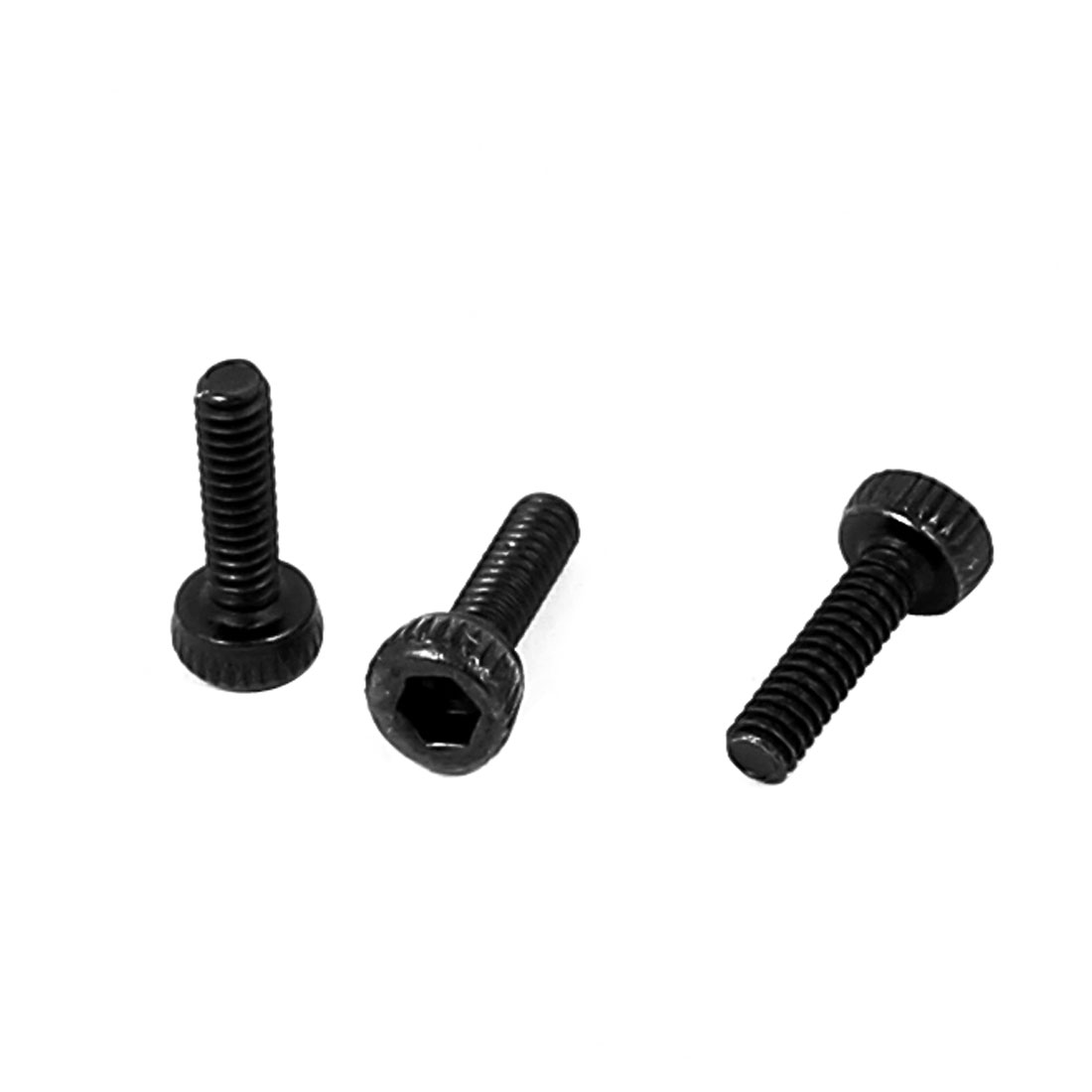 M1.4x5mm Alloy Steel Hex Socket Head Knurled Cap Screw Bolt Black 20pcs Walmart Canada