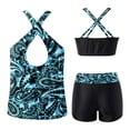 thumbnail image 7 of HUAXUN Tankini Tops for Women Swimwear Cute Swimsuit Tummy Control Swimsuits for Women Trim Tankini Top with Bottom 3036 3 Piece Swimsuit for Women, 7 of 7