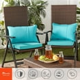 thumbnail image 3 of Sunbrella Outdoor 17 in. Square Chair Pad (2-Pack), Aruba, 3 of 6