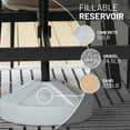 thumbnail image 4 of US Weight Durable Fillable Umbrella Base Designed to be Used With a Patio Table (White), 4 of 7