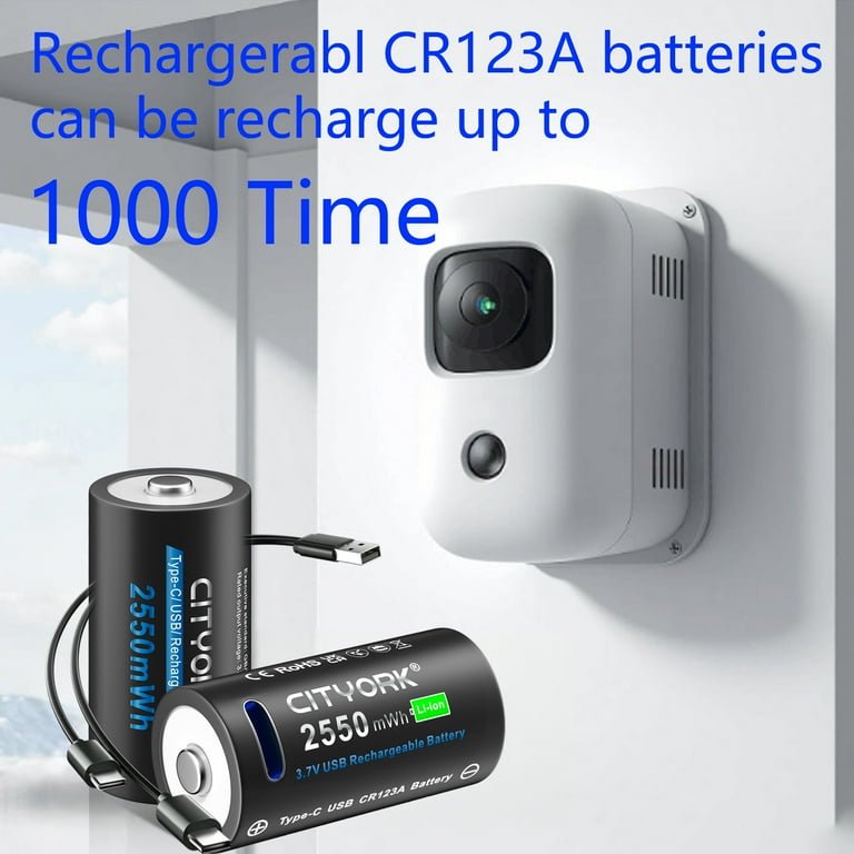 Batterie CR123 rechargeable prise micro USB Klarus Airsoft