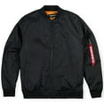 thumbnail image 4 of Reason Men Destroyer Flight Jacket (Black), 4 of 5