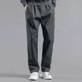 thumbnail image 2 of Men's Straight Leg Elastic Waist Joggers, Drawstring Casuals Trousers, Lightweight Quick Dry Breathable Stretchy Everyday Wear Streetwear Lounge Pants | JASKFLY,Army Green L, 2 of 6