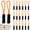 Orange, variant on Upgraded 20PCS Premium Zipper Pulls - Replacement Zipper Tab Tags Cord Extension Fixer for Luggage, Backpacks, Jackets, Purses, Handbags(Orange)