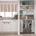 thumbnail image 5 of LALILO Kitchen Curtain Valance Geometric Ethnic Oriental Rod Pocket Window Curtain 52"x 18" Set of 2, 5 of 5