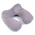thumbnail image 4 of Almohada inflable con forma de U, joroba de camello, almohada para el cuello, viaje en avión, tres piezas, tesoro de viaje, 4 of 5