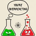 thumbnail image 3 of CafePress - You're Overreacting T Shirt - Men's Classic Graphic T-Shirt, 3 of 4