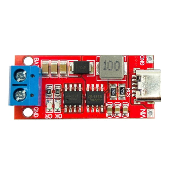 Módulo de carga para herramientas de cuidado de automóviles, placa de protección del cargador de baterías para dispositivos electrónicos. 4 cuerdas 4A