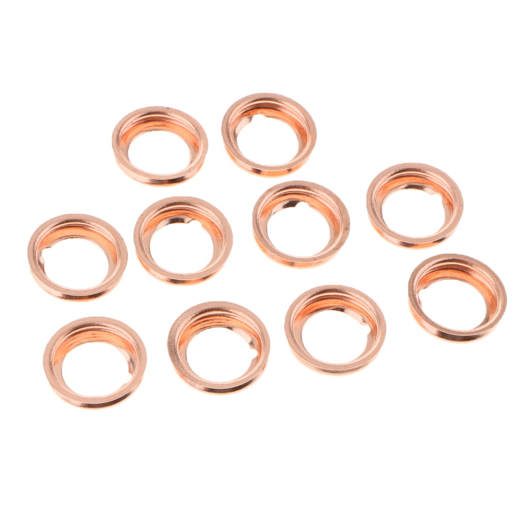 10 Copper Oil Drain Plug Gaskets Ford and Nissan 