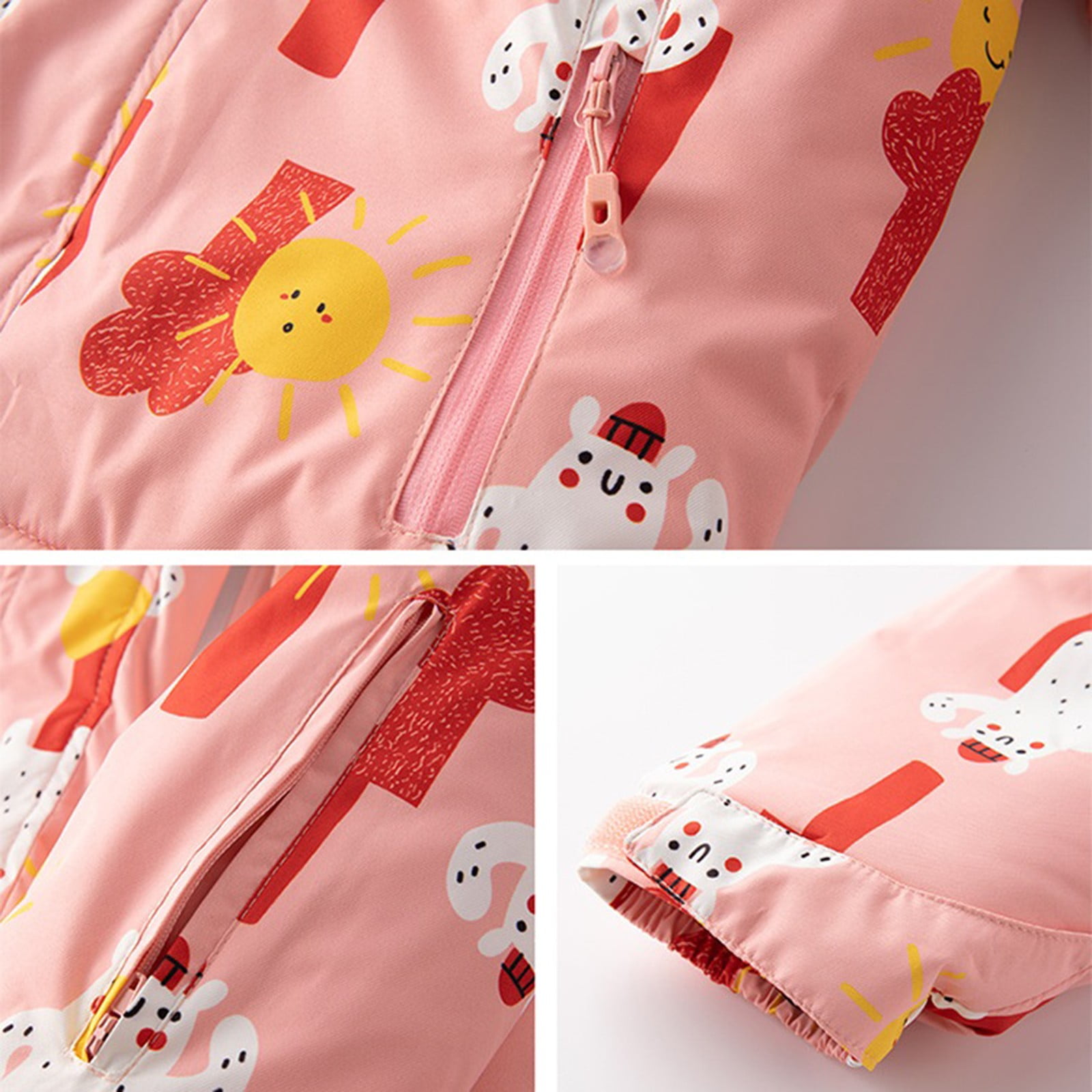 Generic Boys and Girls Children's Ski Suits Girls Outdoor Thick Windproof Boys Baby Big Children Ski Clothes Winter Snowboarding Rain Coats Girls Boys Snow Suits Waterproof Thermal Jackets ﻿(14,Pink)