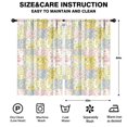 thumbnail image 2 of Pioneer Flower Floral Print Pattern Teens Curtains,Teens Insulated Curtains Set Of 2,Bedroom Essentials,Toddler Room Decor 52"x84", 2 of 5