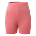 thumbnail image 6 of Xmyrz Young Adult Outfits Sets Women Shorts Set Large Size Short Sleeve Brief Style Solid Breathable Baggy Indoor Going Out Outfit Clothes Sets, 6 of 8