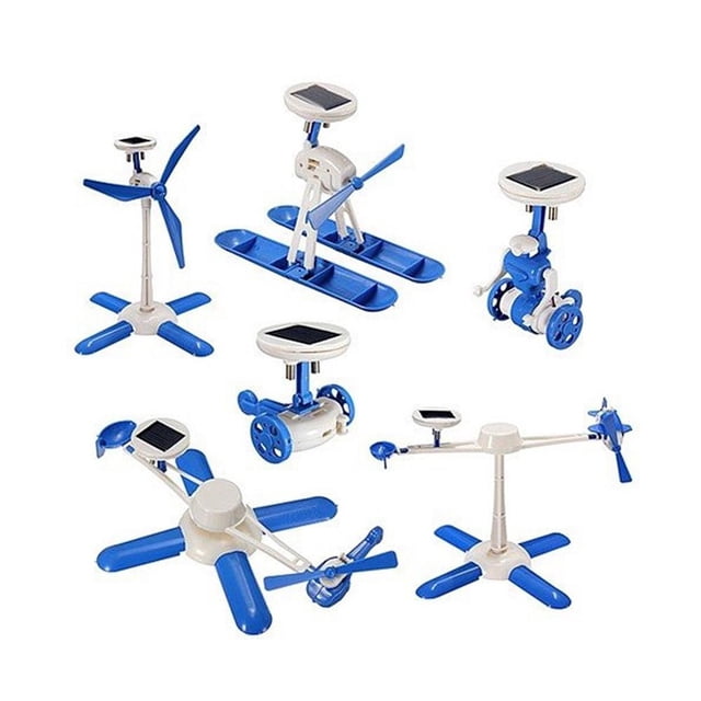 OUTAD Solar Robot Science Kit 6 In 1 Car Boat Educational Toys DIY Kids Beginners STEM Learning Building Toy For Boys Girls