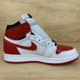 thumbnail image 4 of Ni-k-e Air Jordan 1 Retro High OG GS Heritage Youth Sz 6Y /Women Sz 7.5 White Red Black, 4 of 6