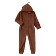 thumbnail image 6 of CQXIDFH Onesie Pajamas for Women Printed Long Sleeve Jumpsuit Casual Pullover Pajama Onesie for Home Comfort & Relaxation Home Lounge Sleepwear, 6 of 7