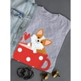 thumbnail image 3 of Cute Corgi In A Mug T-Shirt Women -Image by Shutterstock, Female XX-Large, 3 of 4