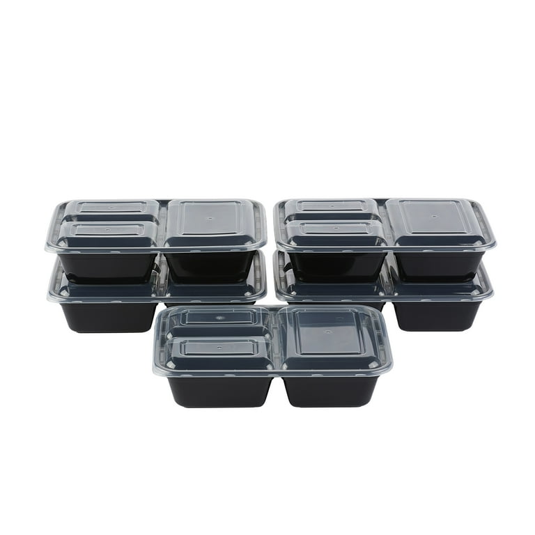 Mainstays 3 Assorted 70 piece Rectangular Meal Prep Food Containers Set, 35  Pack