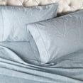 thumbnail image 7 of Superior 600 Thread Count Italian Paisley Cotton Blend Sheet Set, Full, Blue, 7 of 7