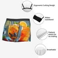thumbnail image 3 of Pofeuu Refreshing Fruit Infused Drinks Print Men’s Boxer Briefs, Moisture-Wicking Underwear, Regular,Trunk-X-Large, 3 of 5