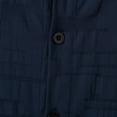 thumbnail image 6 of QATAINLAV Mens Long Sleeve Shirts Business Casual Dress Shirts Regular Fit Work T-Shirts Solid Color Button Down Textured Shirts Vacation Tops Navy S Gifts for Mom, 6 of 8