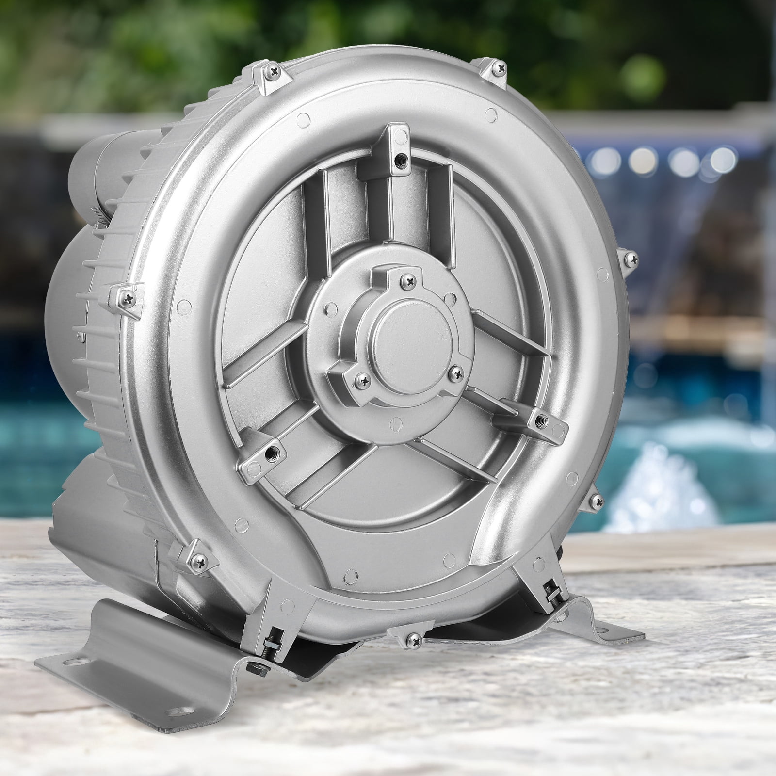 1800W Industrial Aquaculture Pond Fish Tank Blower Pump, Commercial Air Pump Blower High Pressure Aquarium Fish
