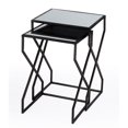 thumbnail image 1 of Beaumont Lane Metal Contemporary Mirrored Iron Nesting Tables, 1 of 8
