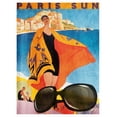 thumbnail image 2 of Grey, Jace 19x24 White Modern Wood Framed Museum Art Print Titled - Paris Sun, 2 of 4