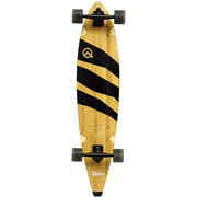 Quest Epic Classic Pintail Bamboo Longboard Skateboard, 40-Inch