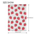 thumbnail image 3 of Pofeuu Cartoon Strawberry Print Travel Document Organizer Passport Holder Men Women for Family (6.5 in x 4.5 in),Wallet Holder Credit Card Clutch Bag Case, 3 of 5