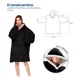 thumbnail image 5 of 2 Sudaderas Cobija Hoodie Mujer Hombre Con Capucha Suave, 5 of 8
