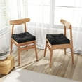 thumbnail image 4 of Costway 2 PCS 21" x 21" Patio Chair Seat Cushion Pads Indoor/Outdoor Black, 4 of 9