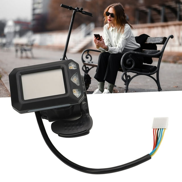 Electric Scooter Thumb Throttle Display, Replacement Electric Scooter Display ABS For Outside Riding