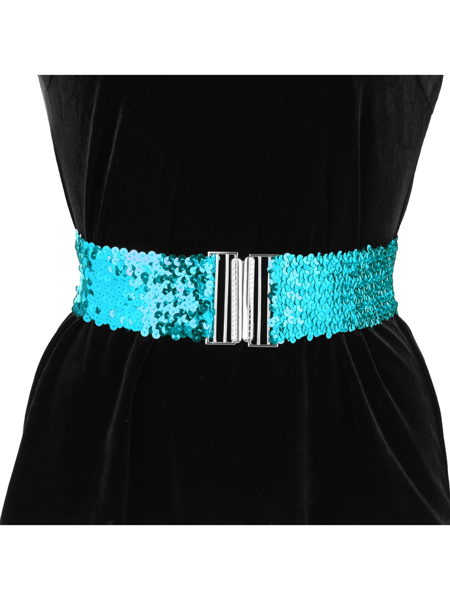 INSPIRE CHIC Ladies Stretchy Wide Waist Belts Interlock  display picture 2