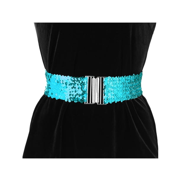INSPIRE CHIC Ladies Stretchy Wide Waist Belts Interlock  display picture 2